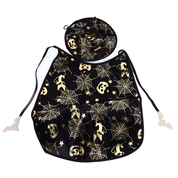 pet pumpkin cape set pet halloween costumes pet cosplay cloak pet costume set Carousel 8