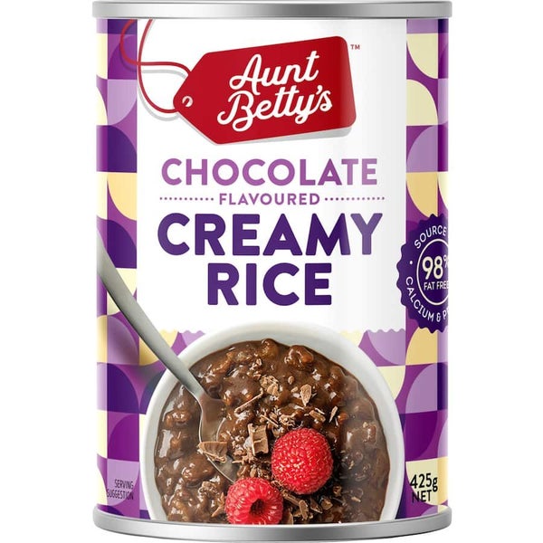 Aunt Bettys Rice 2 Go Creamed Rice Chocolate Creamy Rice Carousel 1
