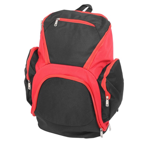 basketball backpack basketball sports bag Basketball Backpack Black Red Carousel 1