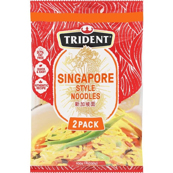 Trident Singapore Noodles Stir Fry Two Pack Carousel 1