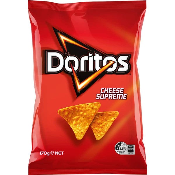Doritos Corn Chips Cheese Supreme 170g Carousel 1