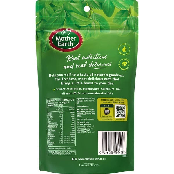 Mother Earth Cashews Batch Roasted & Salted Carousel 2