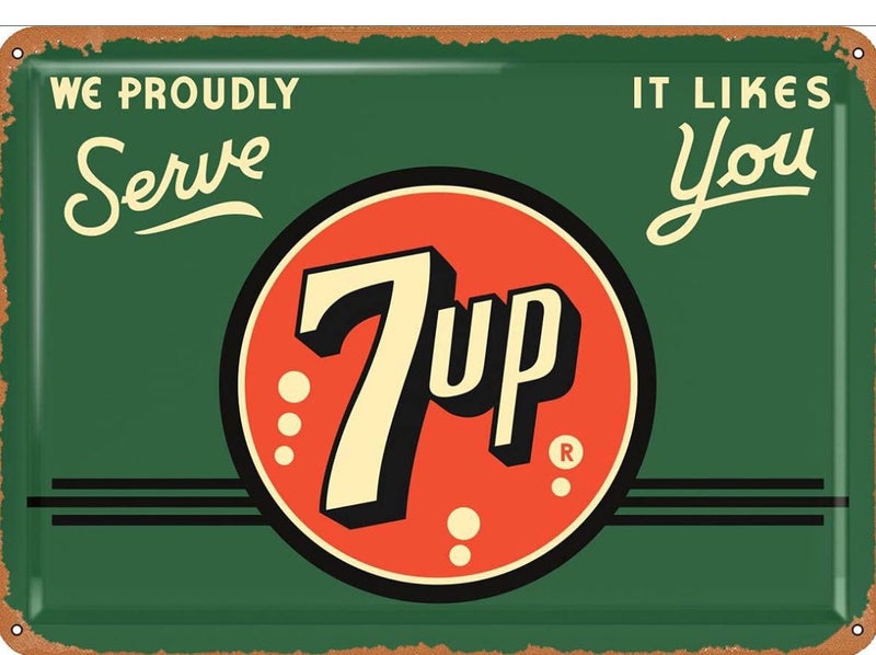 7up Vintage Metal Sign - New Carousel 1