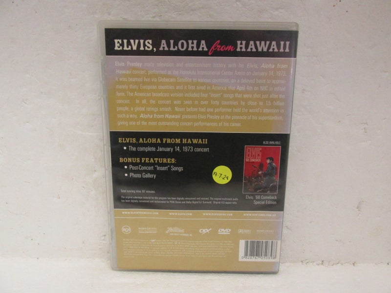 Elvis – Aloha from Hawaii Special Edition DVD Music DVD Music Carousel 2