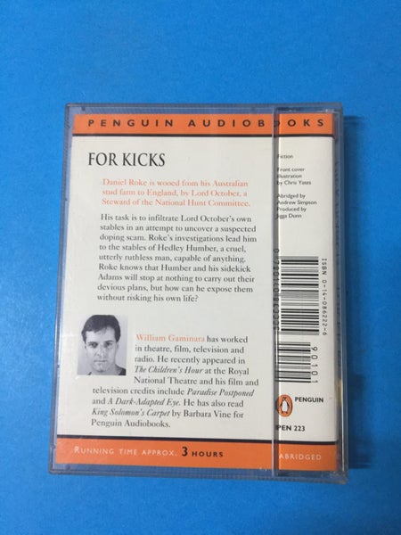 Dick Francis: For Kicks (AudioBook Cassette) Carousel 2
