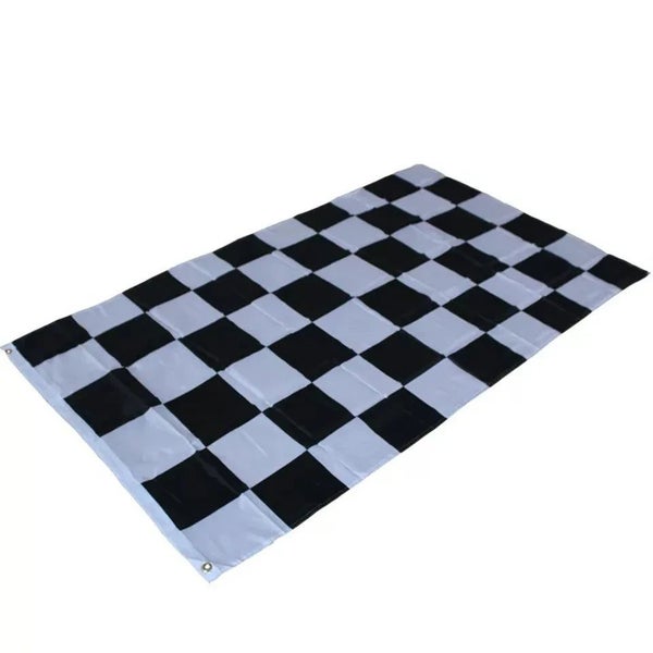 SMJY 90x150cm F1 Racing Flag 100% Polyester Classic Black White Checkered CHK29M Carousel 7