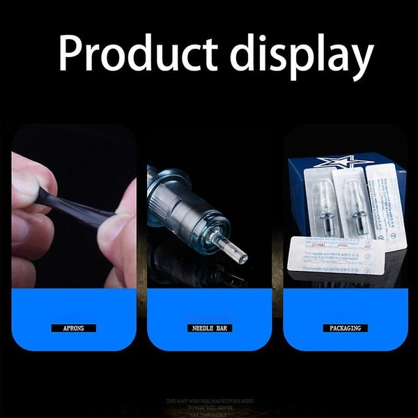 Mast Pro Tattoo Cartridges 20pcs Disposable Needles Curved Magnum (1011rm) Carousel 4