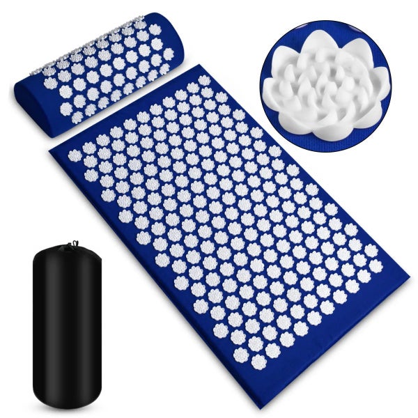 Massager Mat Shakti Mat Massage Yoga Mat Acupressure Relieve Stress Back CHK29M Carousel 2