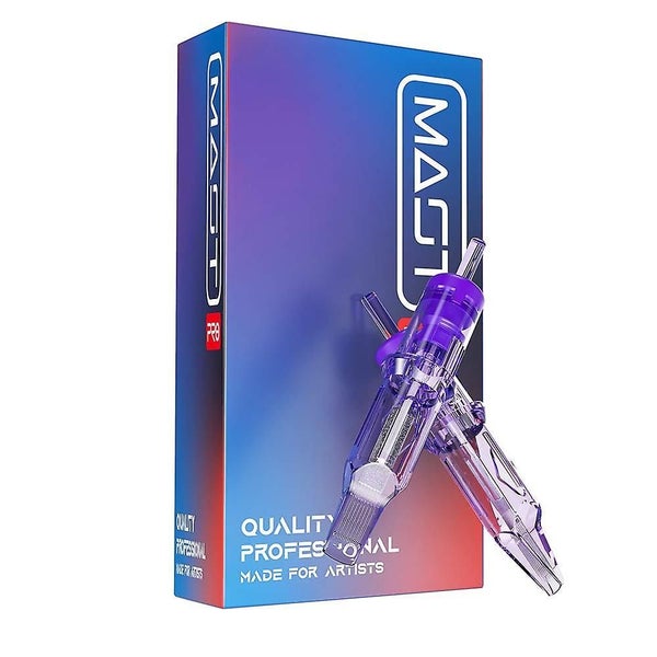 Mast Pro Tattoo Cartridges 20pcs Disposable Needles Curved Magnum Carousel 1
