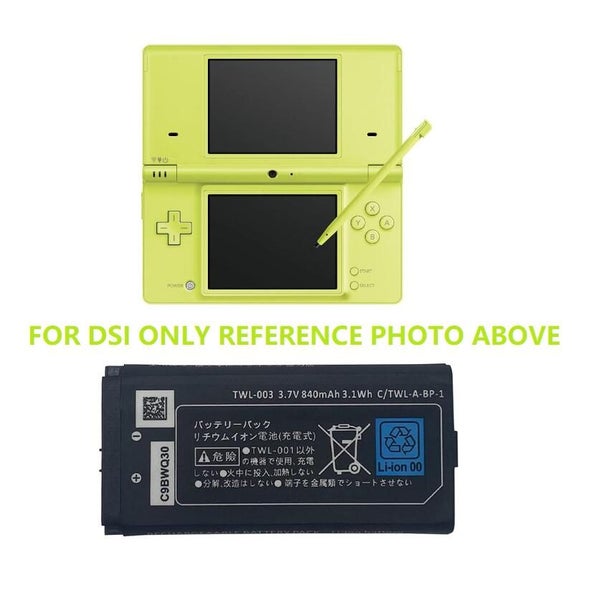 840mAh DSi NDSi Battery For Nintendo DSi NDSi TWL-003 Carousel 1