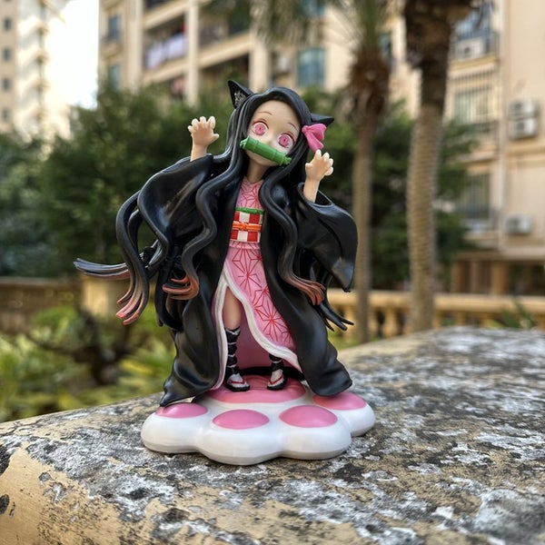 Anime Demon Slayer Kimetsu no Yaiba Kamado Nezuko Cat Cute Car Carousel 2