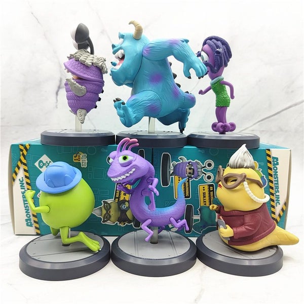 6pcs/set Monsters University Sullivan Michael Cute Anime Action Carousel 2