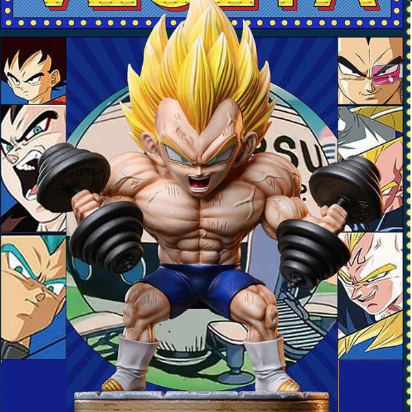 Dragon Ball Vegeta Bodybuilding muscle Ver. PVC Action Figure Model Carousel 1