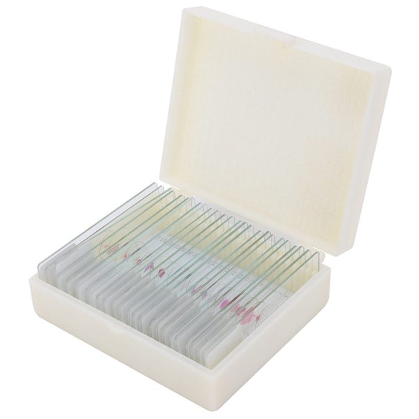 microscope slide DW-25 25Pcs Animal Slides Microscope Sample Slides Specimens Carousel 8