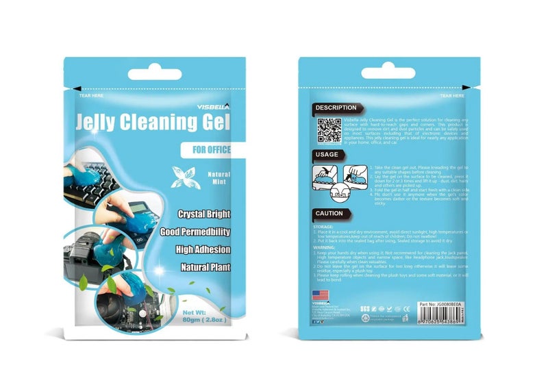 THREEON Jelly Cleaning Gel For Automobile Interior Soft Rubber Dust Adhes CHK29M Carousel 2