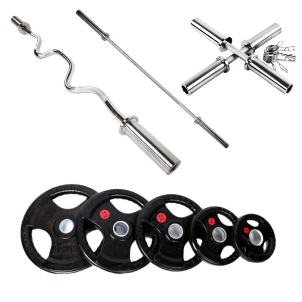 Olympic Weights Set /Combo Olympic Bar/Dumbbell /Weights Carousel 1
