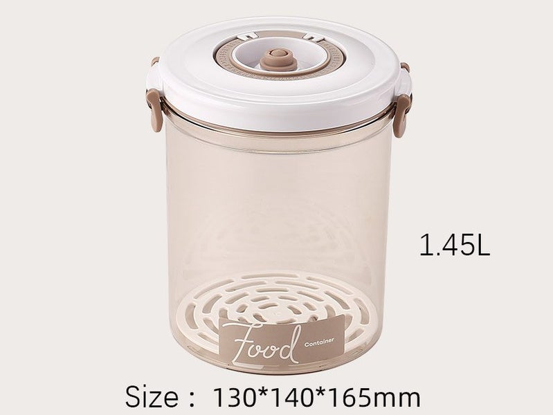 Vacuum Food Storage Container with Lid Strainer Vacuum Pump - 1.45L Carousel 2