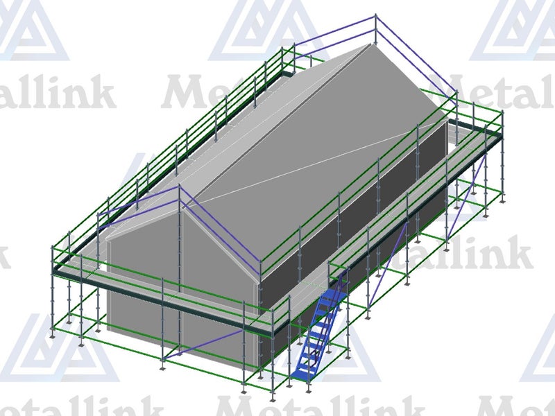 Roof Edge Protection Scaffolding, 42m House Pack Carousel 1