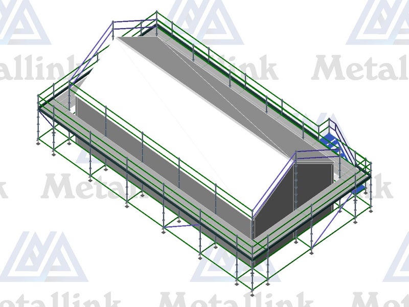 Roof Edge Protection Scaffolding, 42m House Pack Carousel 2