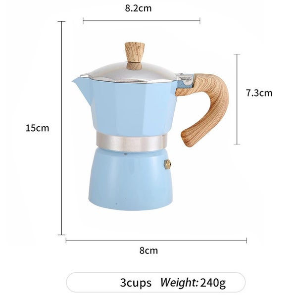 Coffee Maker Moka Pots Espresso Kettle Italian Coffee Machine Cafe Brewin CHK29M Carousel 1