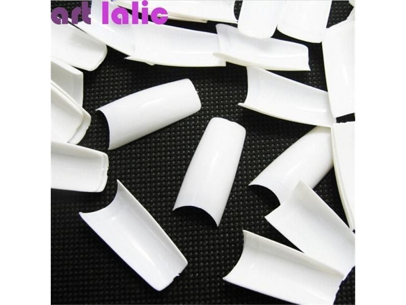 500PCs False Nail Tips Set French Style Acrylic UV Gel 10 Sizes For DIY Nail Carousel 1