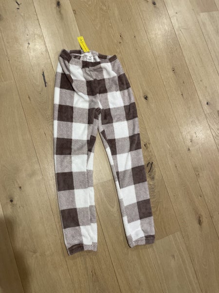New Kids checked fleece pants Carousel 1