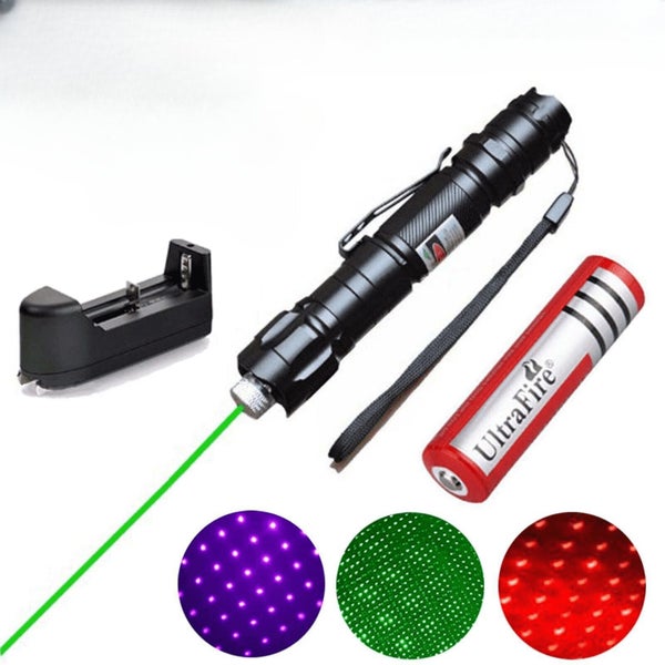 Laser Pointer Pen Green Red Blue Light Visible Beam Lazer For office Pet Carousel 1