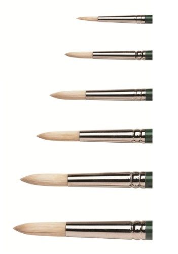 Winsor & Newton Winton Hog Brushes Round - Size 6 Carousel 1