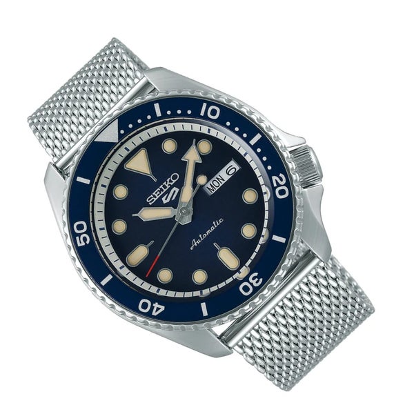 Seiko 5 Sports Mesh SRPD71K1 SRPD71 SRPD71K Stainless Steel Watch Carousel 4