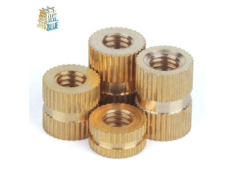 50pcs/200pcs/500pcs M2 M2.5 M3 Brass Knurl Insert Nuts Threaded Assortment Set Carousel 2