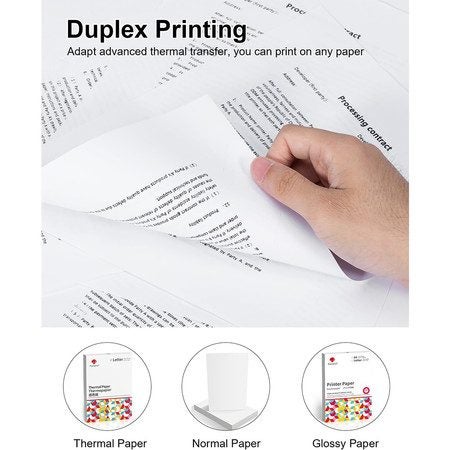 Phomemo Exclusive Thermal Transfer Ribbon for P831 Portable Printer 2 Rolls Carousel 6