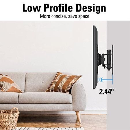 Monitor Wall Mount TV Bracket RV TV Mount for 10 to 27 inch TVs and Monitors Carousel 4