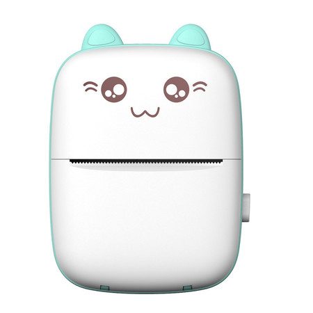 Portable Thermal Printer, Bluetooth Wireless Tiny Printer Blue Carousel 1