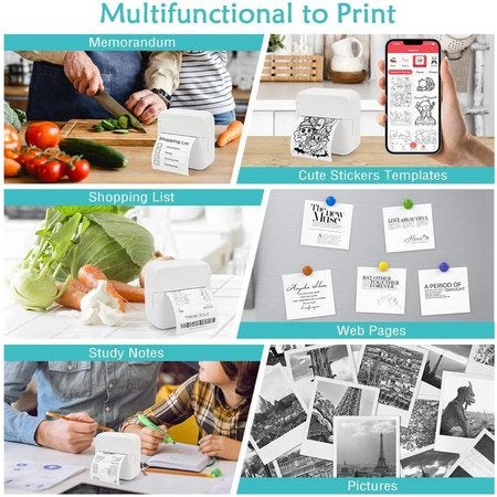 Portable Mini Pocket Printer for iPhone Carousel 6