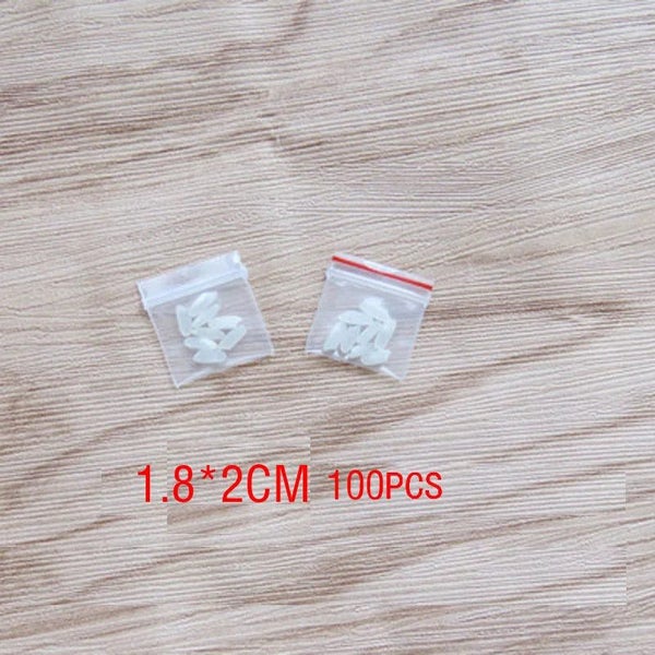 Small self-sealing bag transparent food storage medicine jewelry packagin CHK29M Carousel 1
