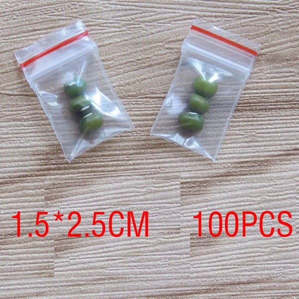 Small self-sealing bag transparent food storage medicine jewelry packagin CHK29M Carousel 2