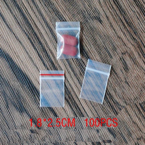 Small self-sealing bag transparent food storage medicine jewelry packagin CHK29M Carousel 14