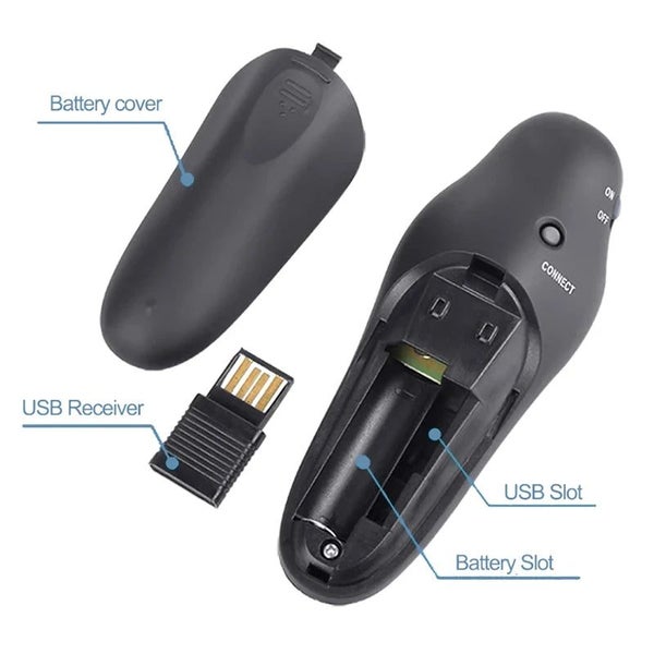 2.4GHz Wireless USB Powerpoint Presentation PPT Flip Pen Pointer Clicker CHK29M Carousel 7