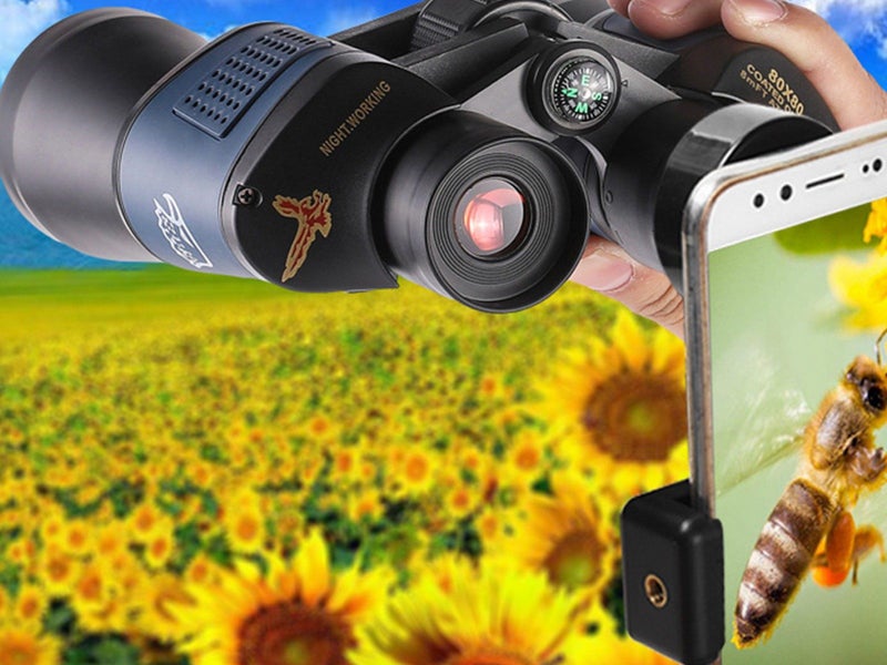 80X80 Binoculars High Power Telescope Low Light Night Vision For Hunting Carousel 5