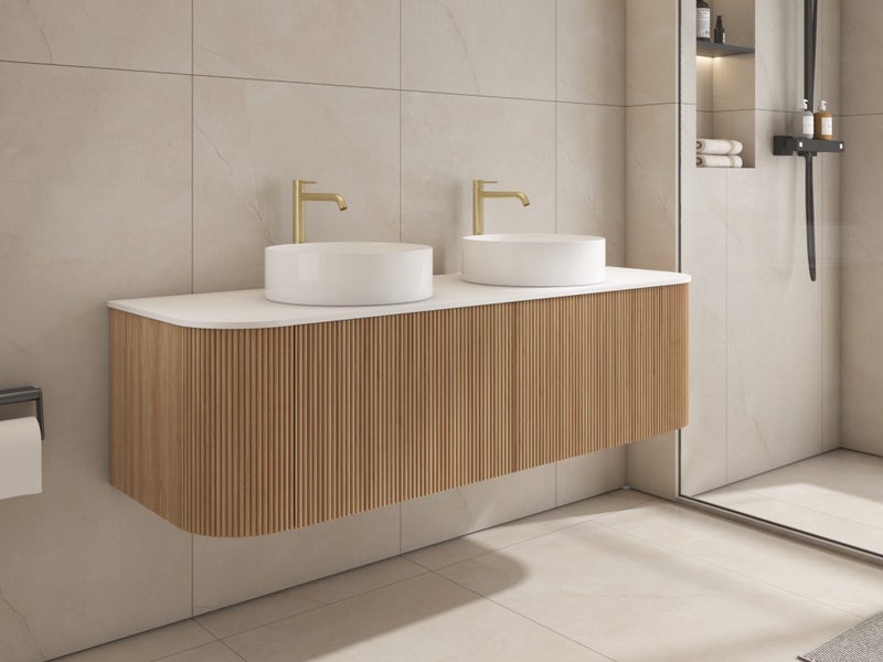 Haven 1500mm Wall-Hung Vanity – Acacia Carousel 2