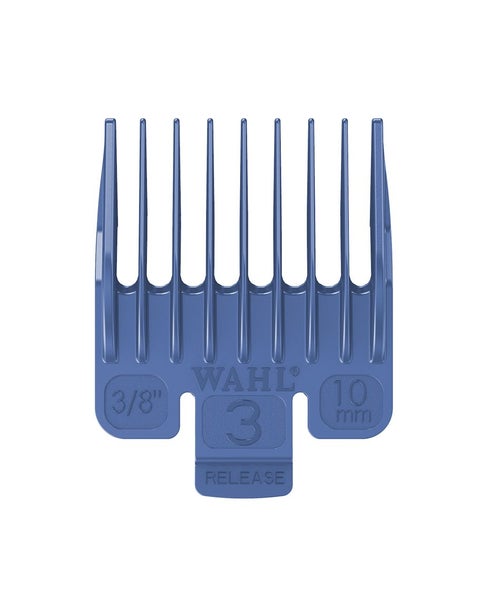 Wahl #3 (10Mm) Clipper Guide Comb - Dark Blue Carousel 1