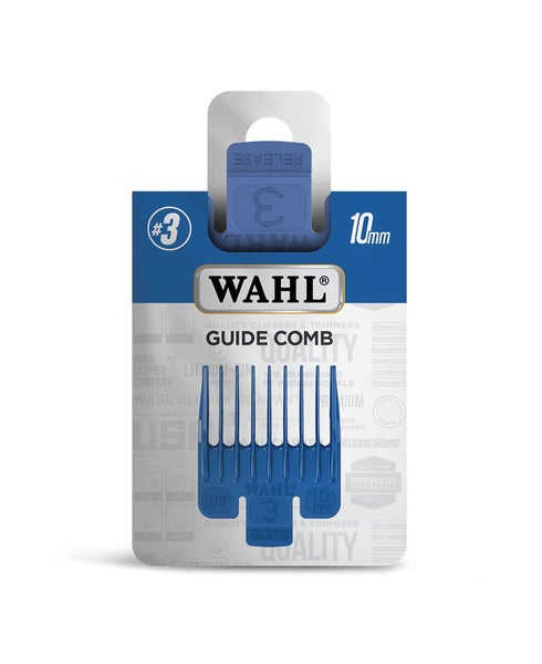 Wahl #3 (10Mm) Clipper Guide Comb - Dark Blue Carousel 2