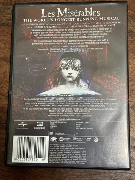 Les Miserables - 25th Anniversary Concert [DVD] Carousel 2