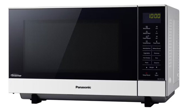 Panasonic 27L Flatbed Inverter 1000W Microwave - White NN-SF564WQPQ Carousel 2