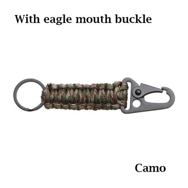Outdoor Keychain Ring Camping Carabiner Military Paracord Cord Rope Campi CHK29M Carousel 15