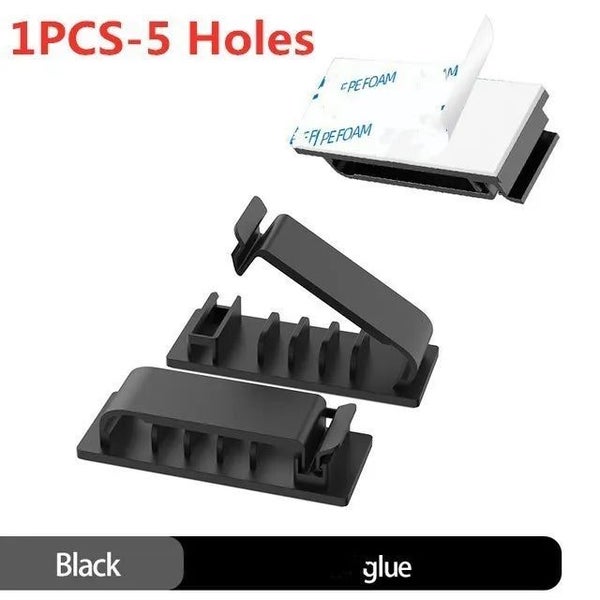 Cable Organizer Self Adhesive Cable Clips USB Cable Management Clamp Car CHK29M Carousel 1