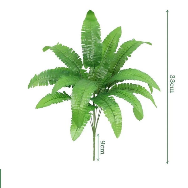 Artificial Plants Leaves Silk Tortoiseshell Leaf Dieffenbough Fake Small CHK29M Carousel 1