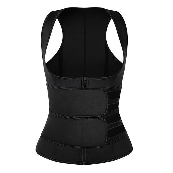 Women Strap Style Shaper Waist Adjustable Velcro Double Waistand Zipper S CHK29M Carousel 2