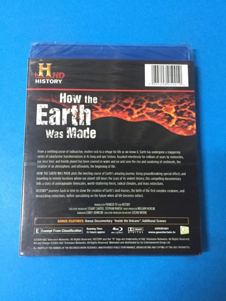 How The Earth Was Made (History Channel) (Blu-Ray) - NEW!!! Carousel 2
