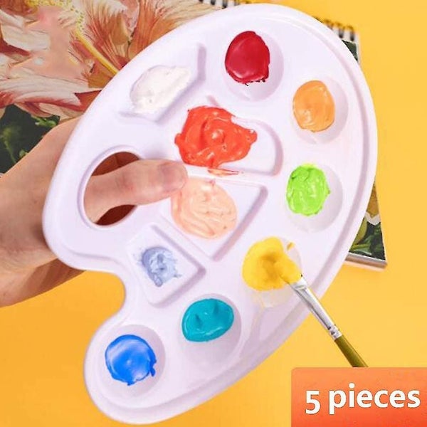 17 Grid Art Palette Painting Palette Gouache Paint Palette Watercolor Plastic Pa Carousel 5